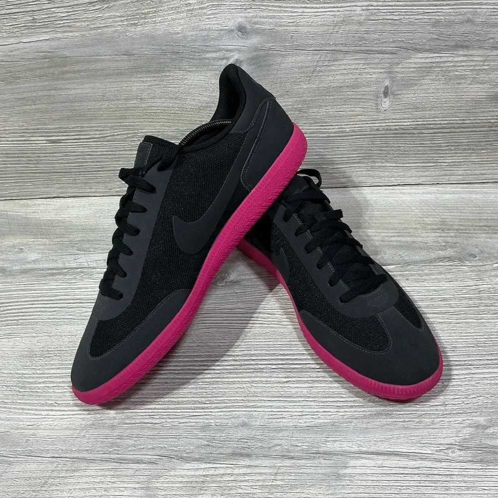 Nike Cheyenne No Sew Sneakers 2012 Black Pink Sole 555953-006 RARE Men's Size 11